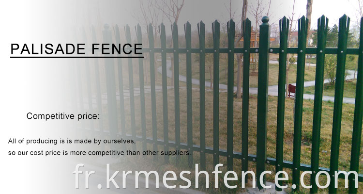 Very cheap and best quality palisade fence